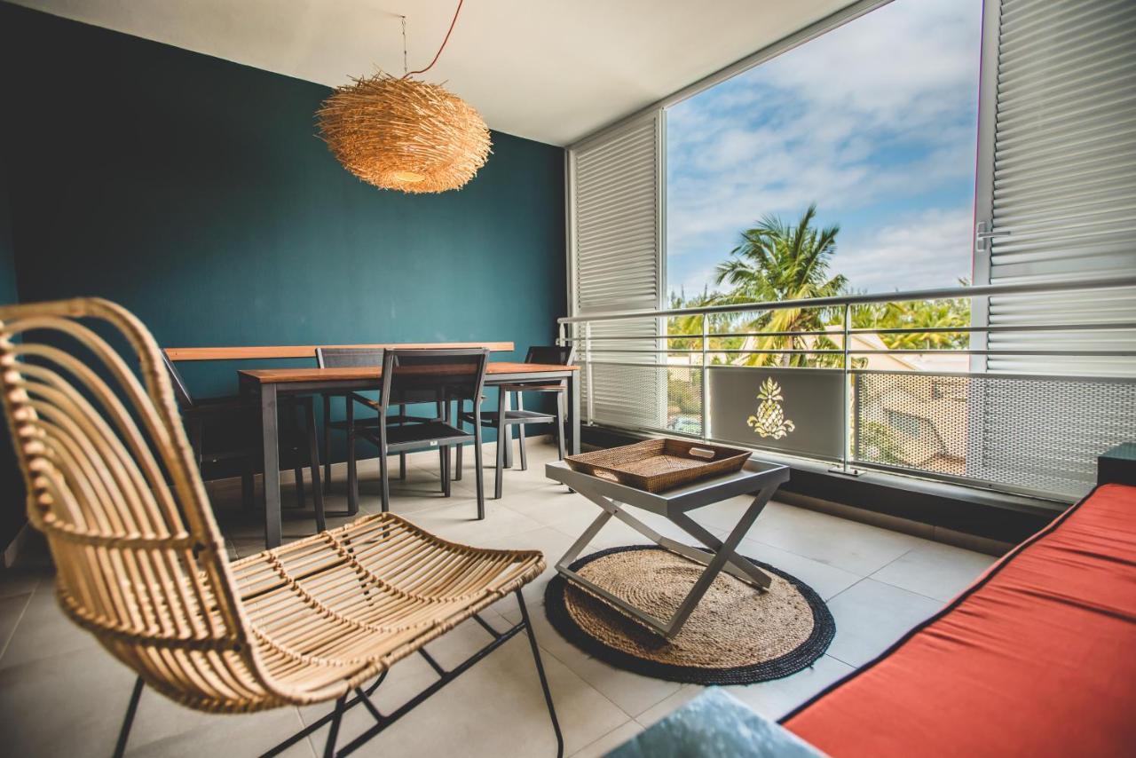 Escale Tropicale, Appart Vue Mer A 2 Min Du Lagon Appartement Saint-Gilles-les-Bains Buitenkant foto