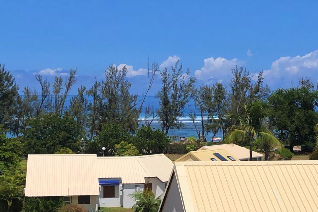 Escale Tropicale, Appart Vue Mer A 2 Min Du Lagon Appartement Saint-Gilles-les-Bains Buitenkant foto